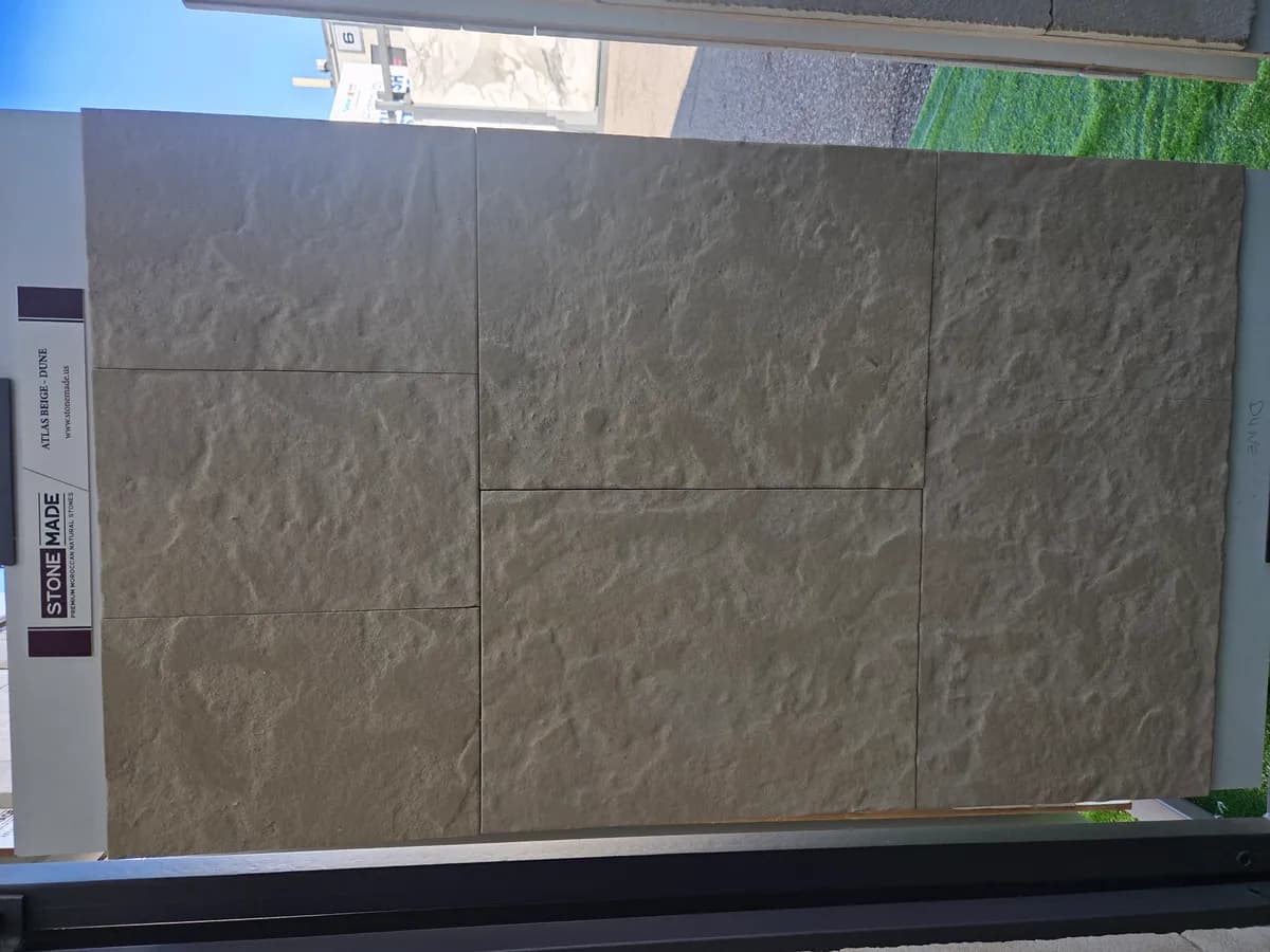 Atlas Beige Dune — Atlas Beige with Dune finish, Moroccan natural stone texture