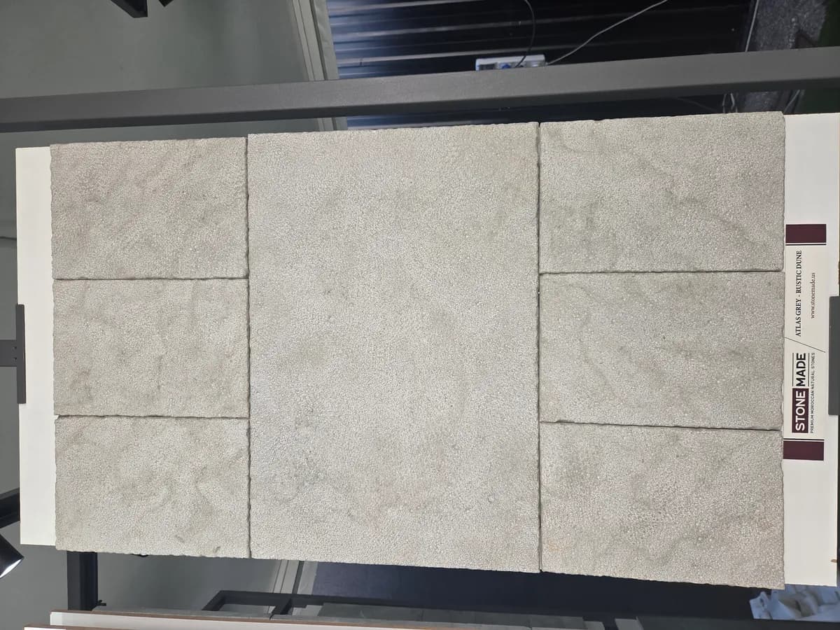 Atlas Grey Rustic Dune — Atlas Grey with Rustic Dune finish, Moroccan natural stone texture
