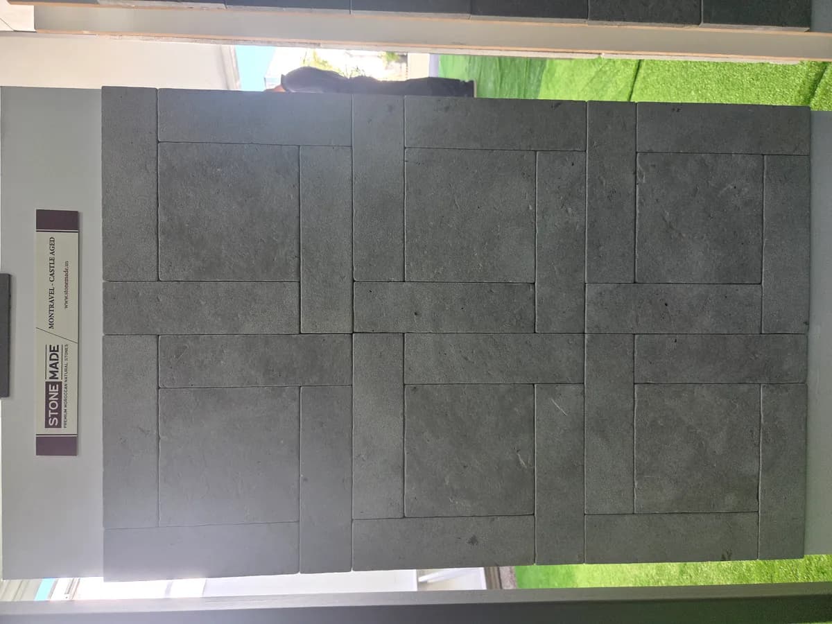 Montravel Castle Aged — Montravel with Castle Aged finish, Moroccan natural stone texture