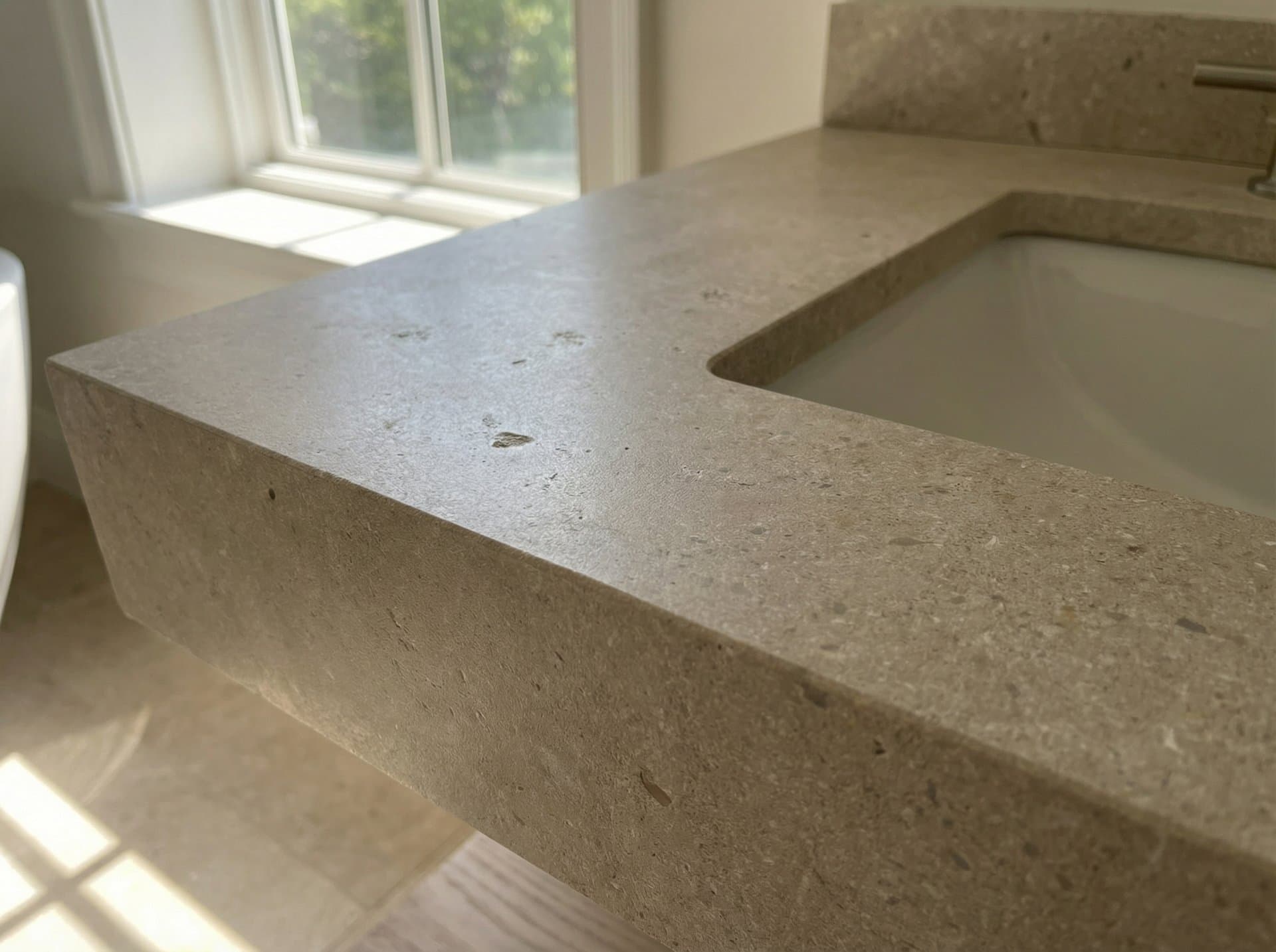 Pebble Beige Poli Mat Vieilli — in context