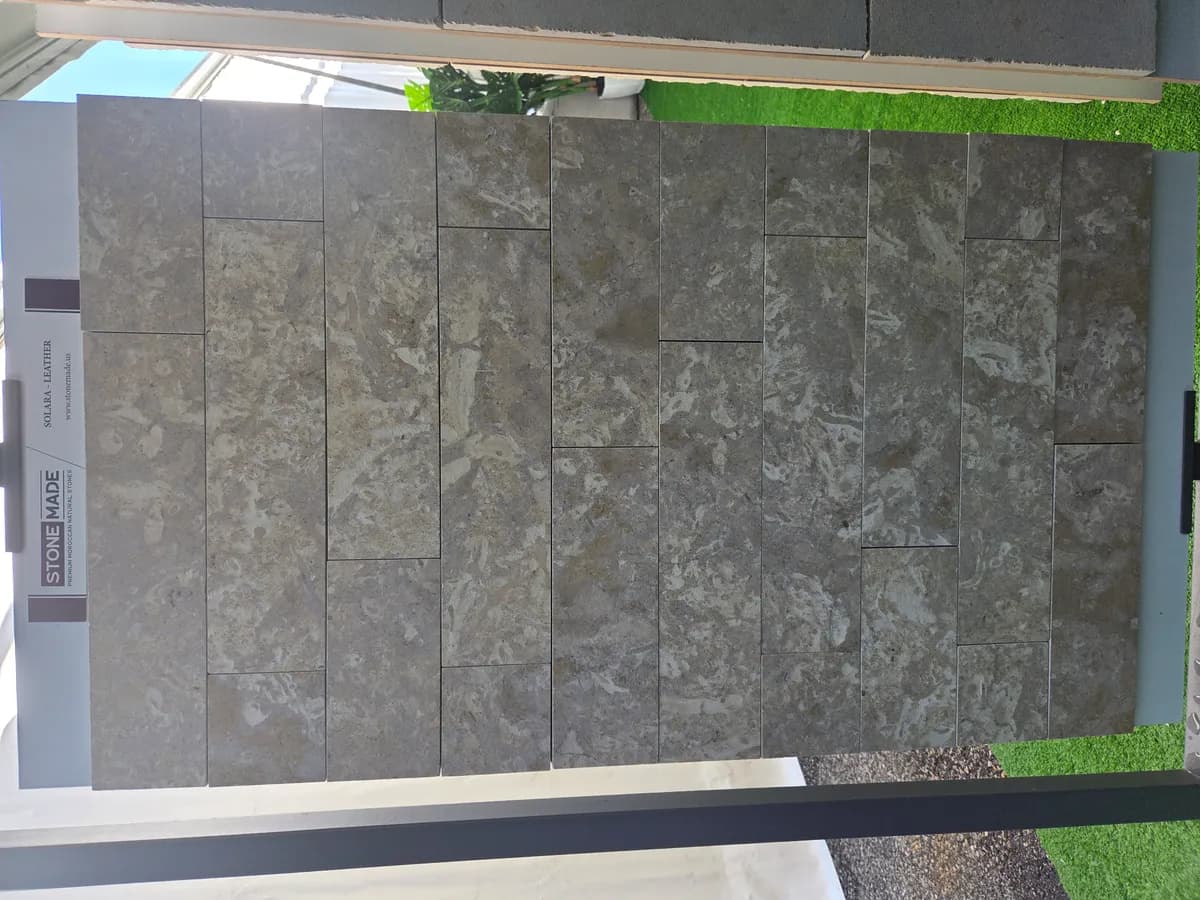 Solara Leather — Solara with Leather finish, Moroccan natural stone texture