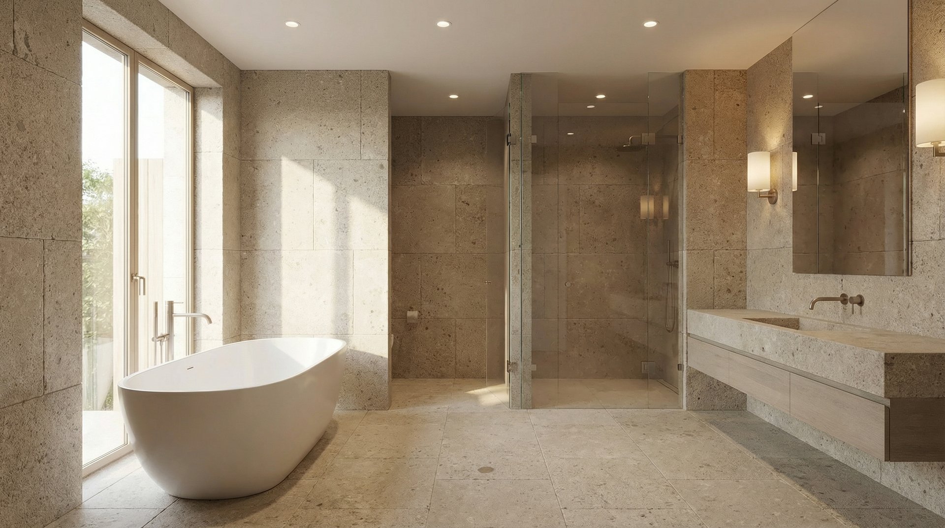 Atlas Beige Mirror Aged — Atlas Beige with Mirror Aged surface finish, image 1 of 3