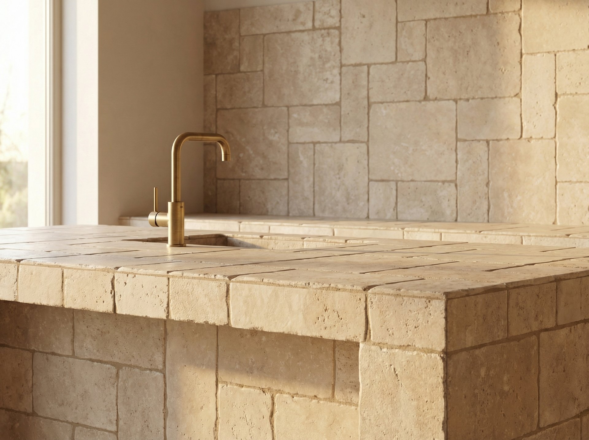 Atlas Beige Pavers — Atlas Beige with Pavers surface finish, image 1 of 6