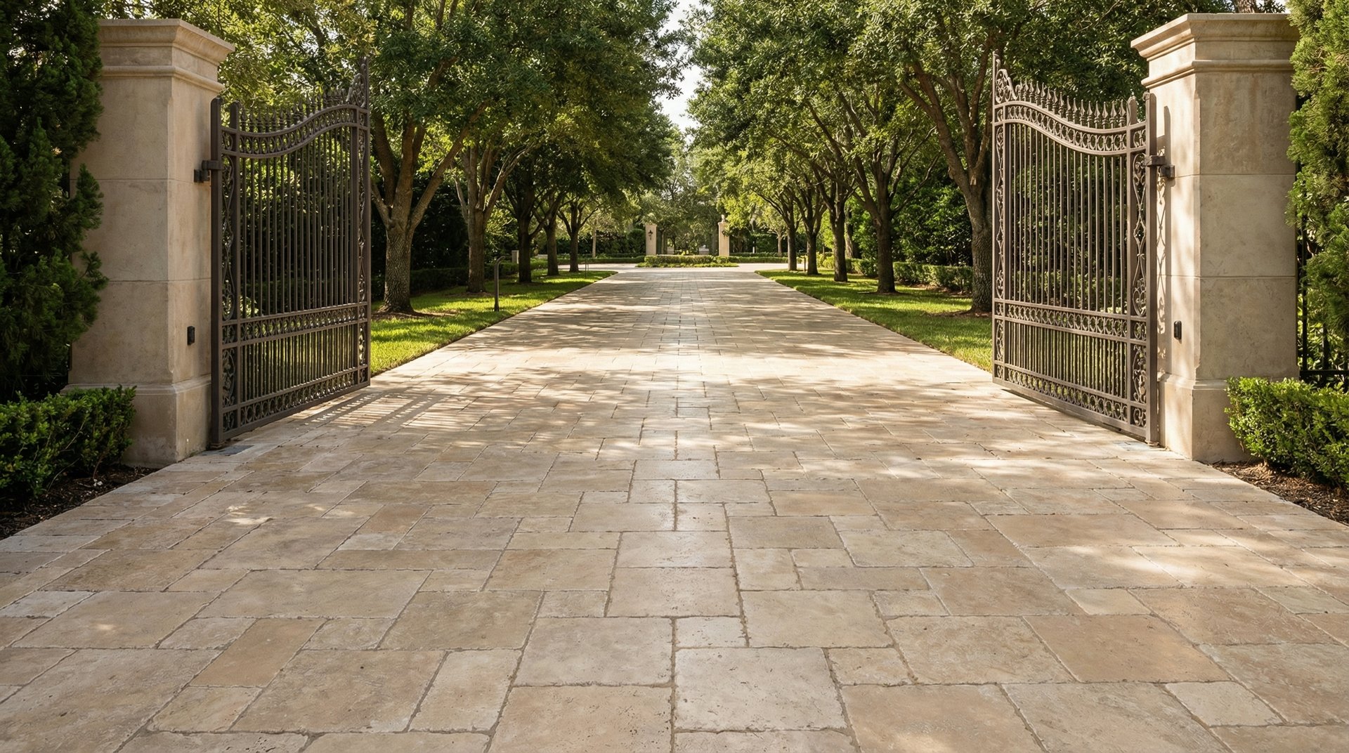 Atlas Beige Pavers — application 3