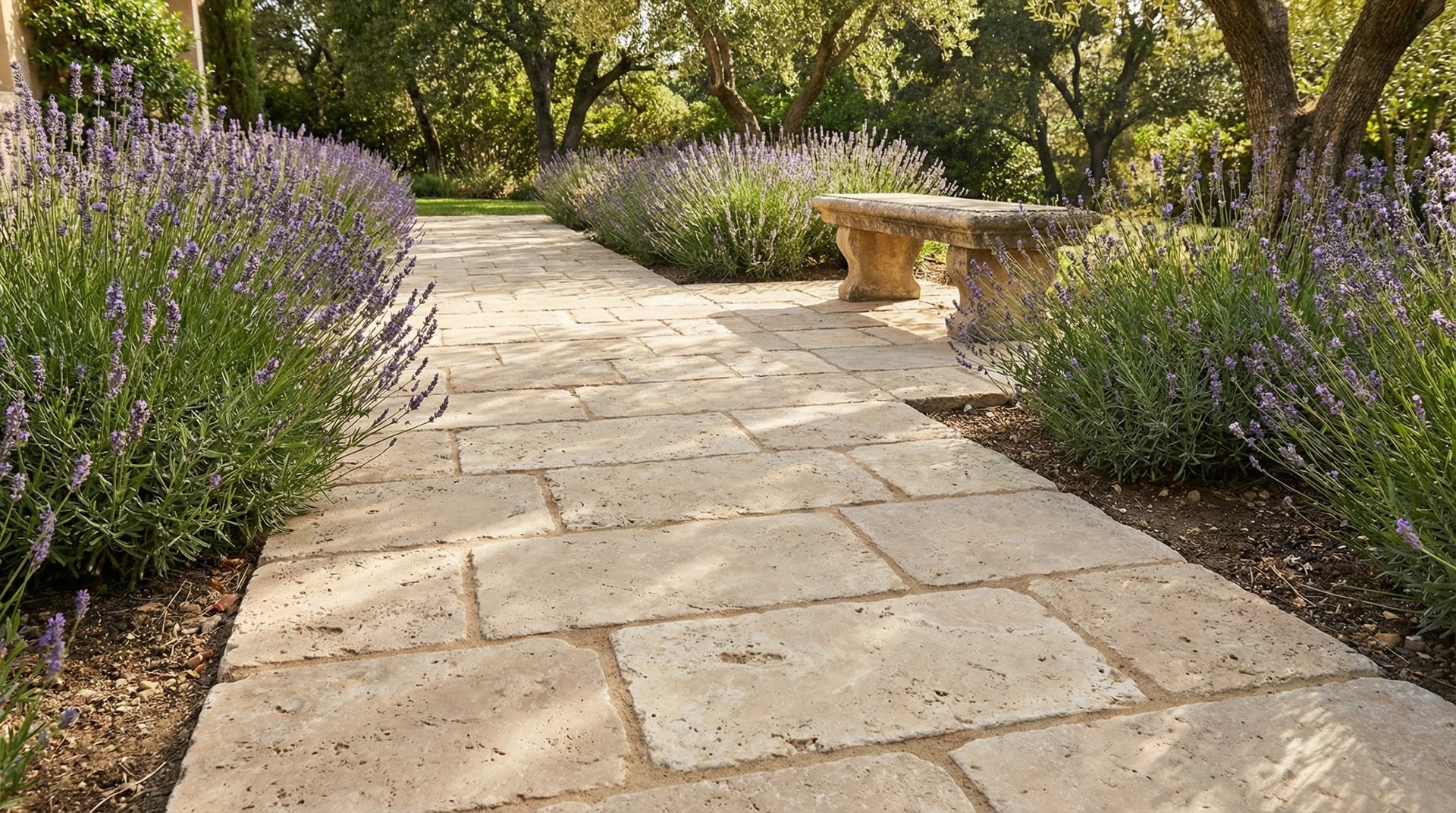 Atlas Beige Pavers — application 5