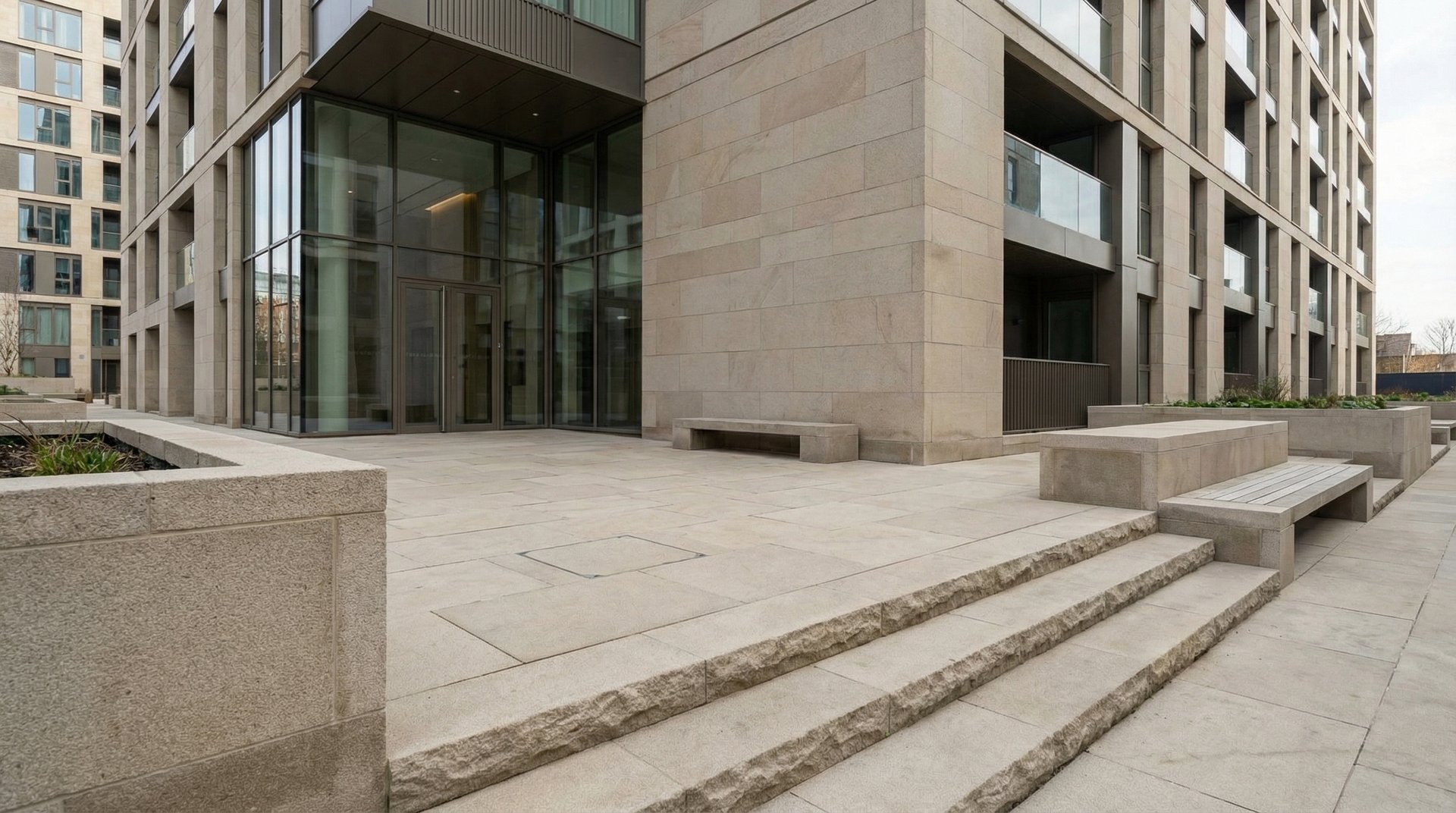 Atlas Grey Blasted Dune — application 1