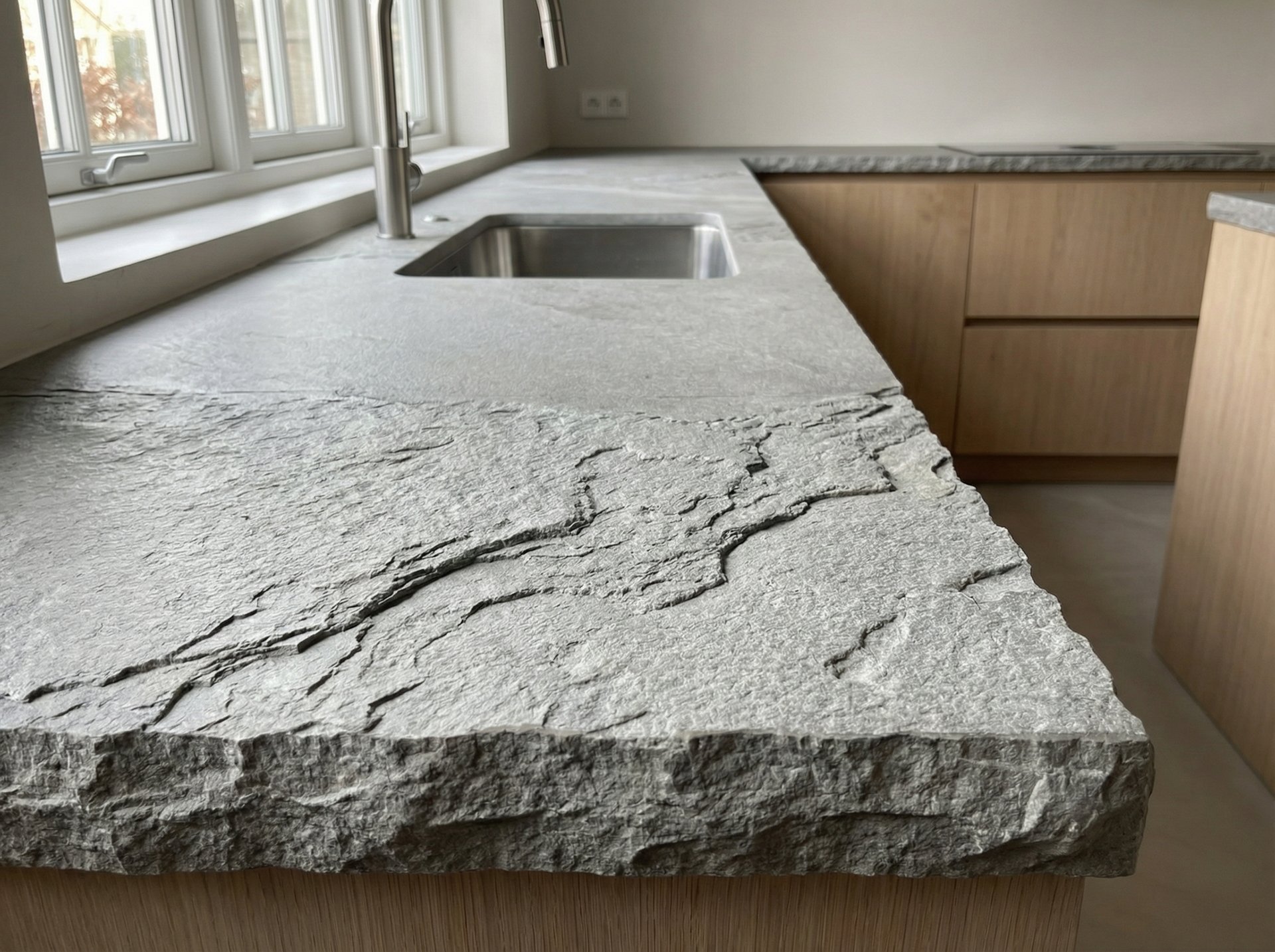 Atlas Gris Eclaté — Atlas Gris with Eclaté surface finish, image 1 of 6