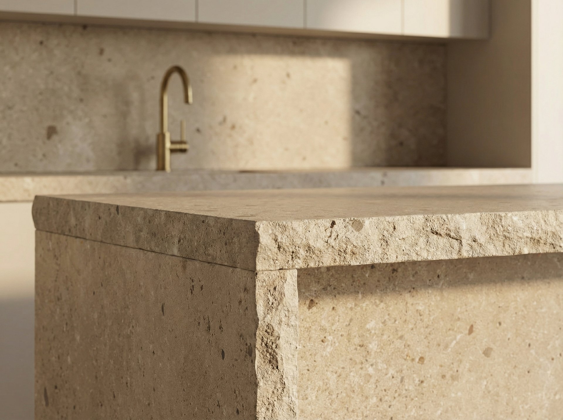 Pebble Beige Honed Aged — Pebble Beige with Honed Aged surface finish, image 1 of 6
