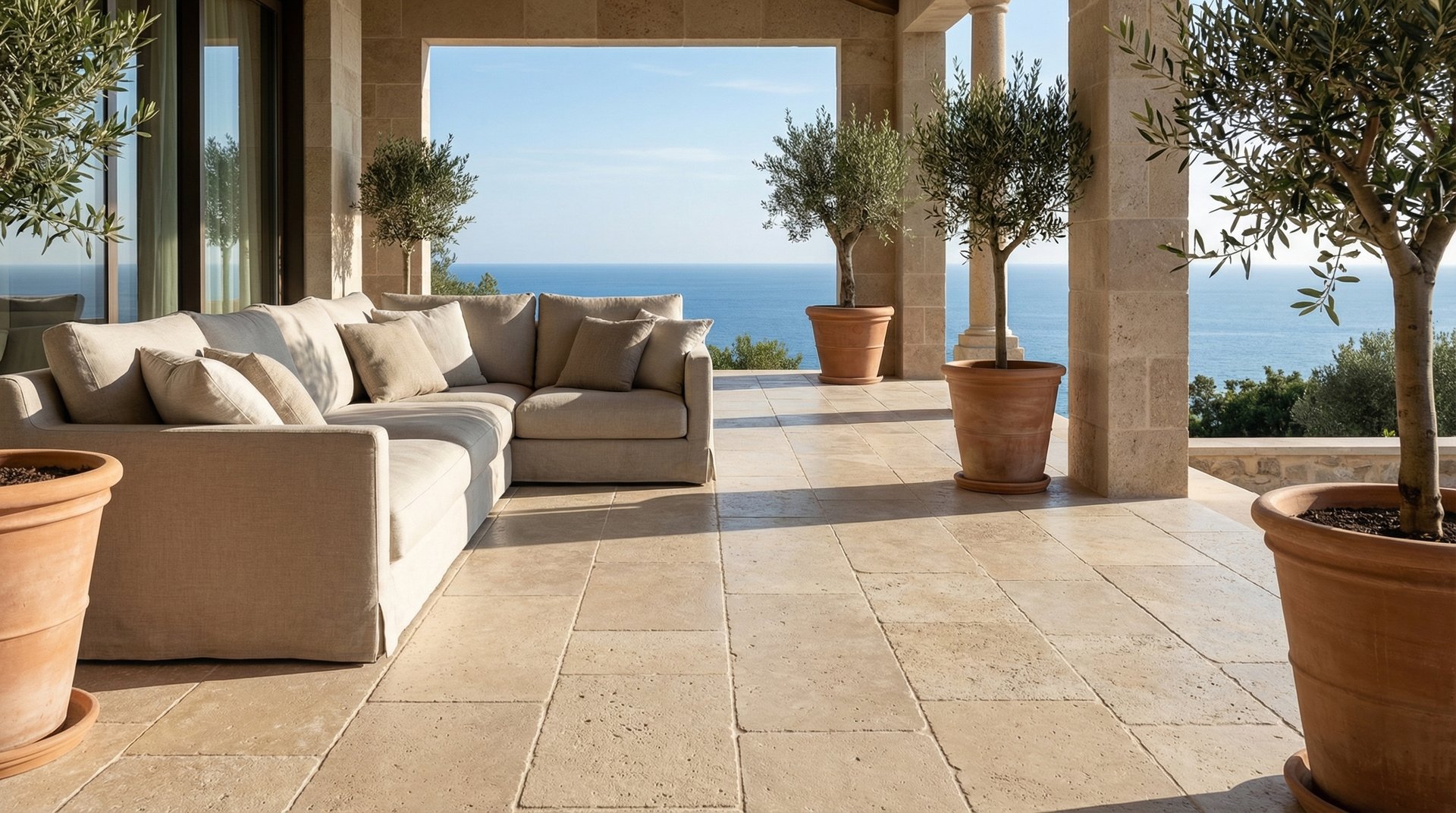 Pebble Beige Honed Aged — view 5